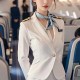 法国空乘满天星制服写真集：优雅与浪漫的邂逅