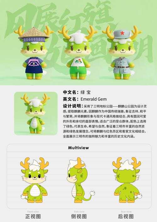 揭秘三个吉祥物的灵感来源与设计理念