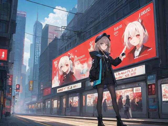 江汉路地铁明日方舟，江汉路，广告牌，广告牌