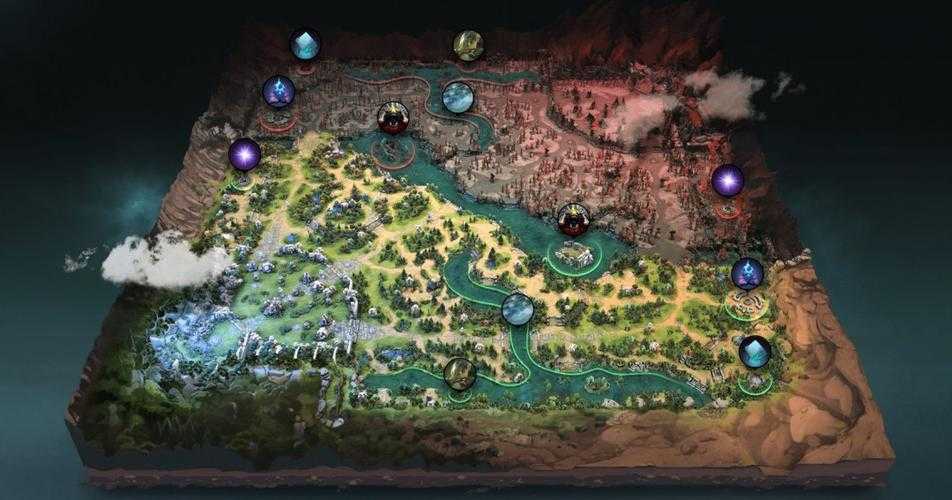 深入探索《英雄联盟》地图与《Dota》地图的差异