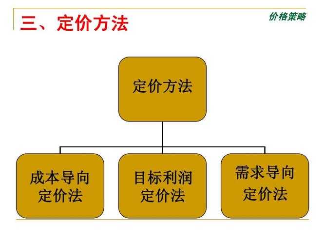 定价策略与成本构成