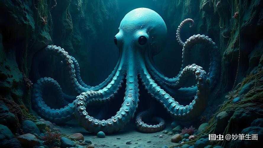 深海惊现巨型黑章鱼触须实拍，罕见画面曝光