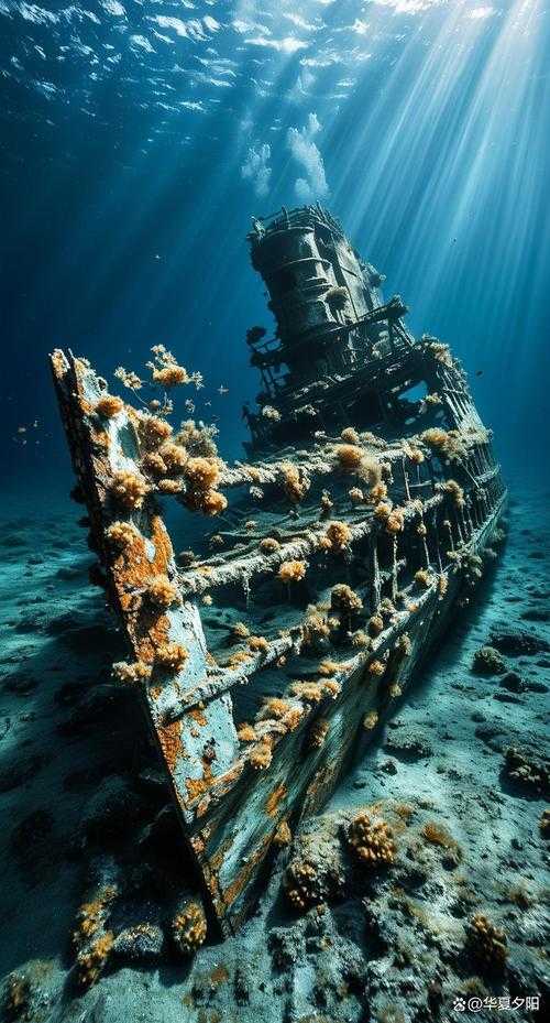 深海沉船之谜:黑水港湾的冥想秘境